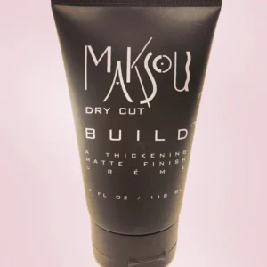 Black tube of hair styling cream